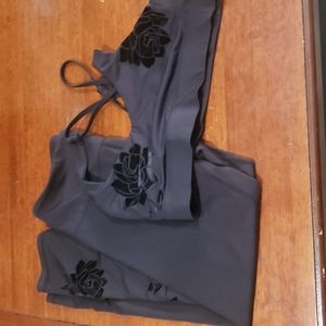Zyia yoga pants with matching bra